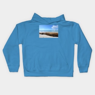 Driftwood on Isla Saona Beach Kids Hoodie